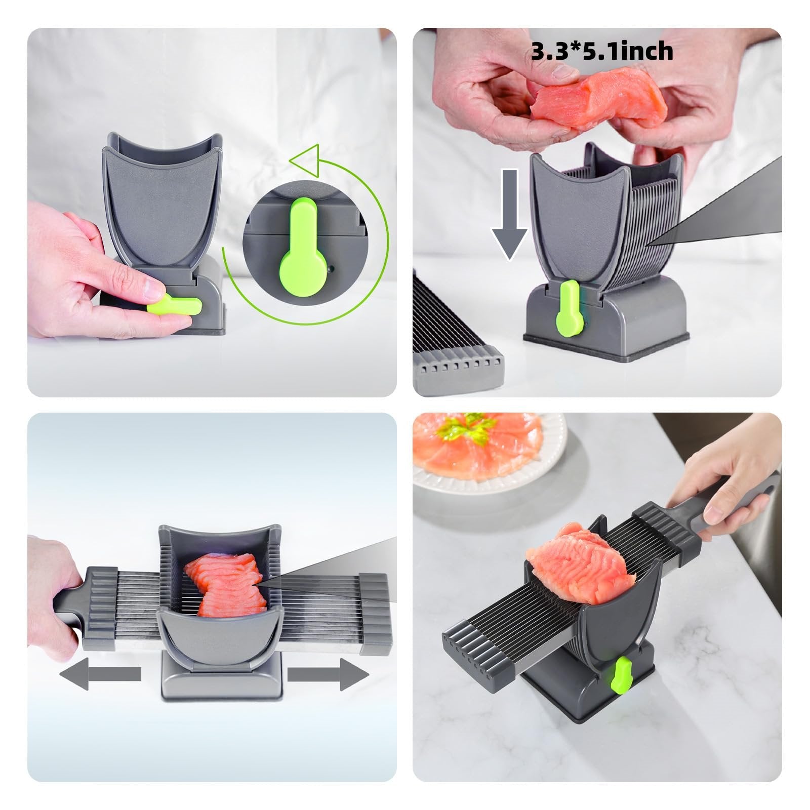 17-in-1 Adjustable Meat Slicer
